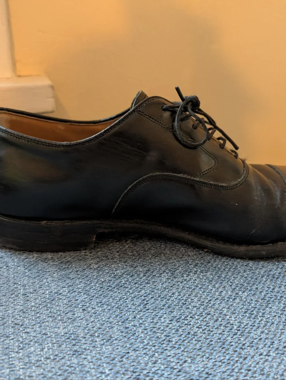 Johnston and Murphy Cap Toe Leather Dress Shoes Size 9.5